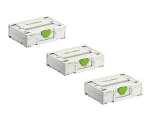 Festool Systainer SYS3 M112 204840 Triple Pack