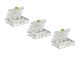 Festool Systainer Orgainser Sys 3 M 89 6xESB 204854 Triple Pack