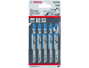 Bosch Jigsaw Blades T127D Special for Aluminium 5 2608631017