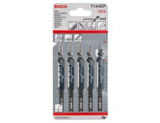 Bosch Jigsaw Blades T144DP Precision for Wood x 5 2608633A35