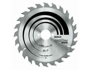 Bosch Optiline Wood Circular Saw Blade 160x20x24 2608640596