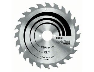 Bosch Circular Saw Blade Optiline Wood 210X30X24T 2608640625