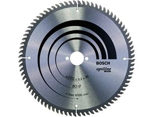 Bosch Optiline Circular Saw Blade 250x30x3.2m 80T 2608640660
