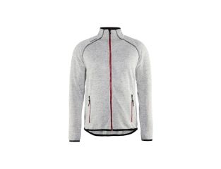 Blaklader Knitted Jacket Grey Melange/Red XL 494221179056