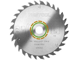 Festool Universal saw blade for TS 55 160x2,2x20 W28 496302