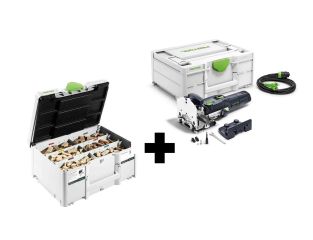 Festool Joining Machine DF 500 Q-Plus 230V and Assortment Systainer