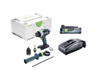 Festool 18v Cordless Percussion Drill TPC, 4ah Battery and Charger