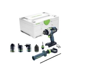 Festool 18v Cordless Percussion Drill TPC Full Chuck Set in Accessory Systainer