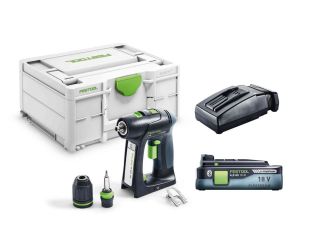 Festool 18v Cordless drill C 18 577225 with 4ah Battery and Charger