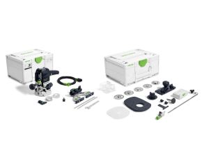 Festool OF 1010 REBQ-Set with Light and Accessory Systainer 240v 578004 578048