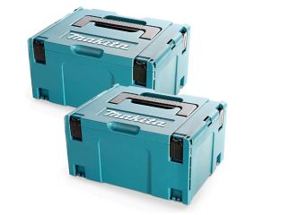 Makita Plastic MakPak Case Type 3 821551-8 Twin Pack