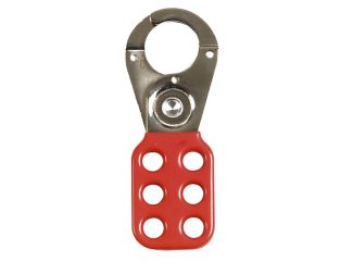 ABUS Mechanical 701 Lockout Hasp 25mm (1in) Red ABU701R