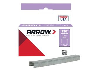 Arrow T30 Staples 305IP 8mm (5/16in) Box 5000 ARR305IP