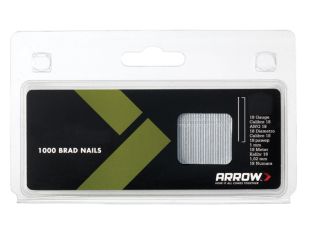 Arrow BN1824 Brad Nails 38mm 18g Pack 1000 ARRBN1824