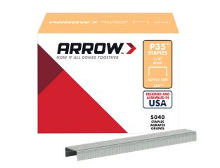Arrow P35 Staples 6mm (1/4in) Box 5040 ARRP3514