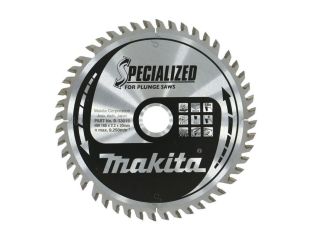 Makita TCT Specialised Cordless Plunge Saw Blade 165mmx20mm 48T B-33015