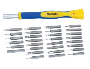 BlueSpot Tools Precision Driver Set, 31 Piece B/S12612