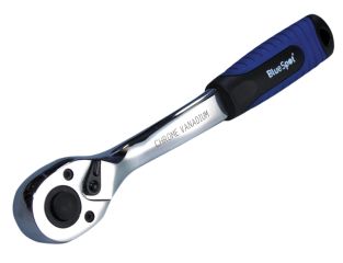 BlueSpot Tools Soft Grip Ratchet 72 Teeth 1/4in Drive B/S2010