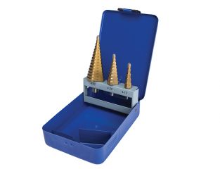 BlueSpot Tools Step Drill Set 4-32mm  3 Piece B/S20504