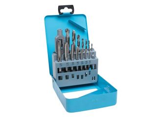 BlueSpot Tools Drill & Tap Set, 15 Piece B/S20512