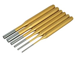 BlueSpot Tools Gold Pin Punch Set  6 Piece B/S22449