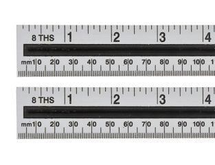 BlueSpot Tools Aluminium Ruler 600mm (24in) B/S33934
