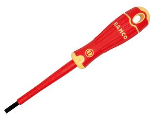 Bahco BAHCOFIT Insulated Screwdriver Slotted Tip 10.0 x 200mm BAH196100200