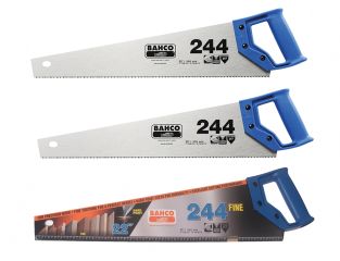 Bahco 2 x 244 Hardpoint Handsaw 550mm (22in) & 1 x 244 Fine Cut Handsaw 550mm (22in) BAH24422FCS