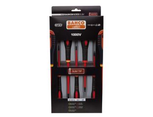 Bahco ERGO™ Insulated Screwdriver SLIM Set, 5 Piece BAH9881SL