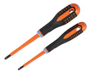 Bahco Insulated ERGO™ Combi Screwdriver Twin Pack BAH9890S