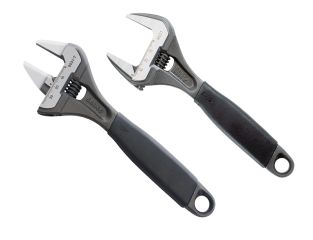 Bahco ERGO™ Extra Wide Jaw Adjustable Wrench Twin Pack BAHADJ903129