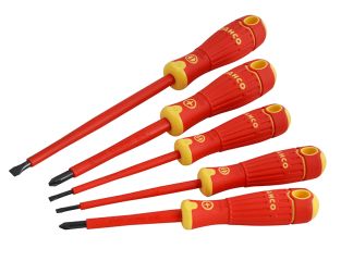 Bahco BAHCOFIT Insulated Screwdriver Set, 5 Piece BAHB220015