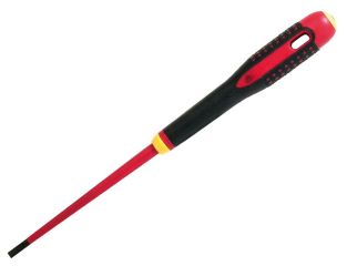 Bahco ERGO™ Slim VDE Insulated Slotted Screwdriver 3.0 x 100mm BAHBE8220SL