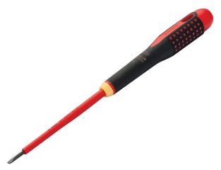 Bahco ERGO™ Slim VDE Insulated Slotted Screwdriver 3.5 x 100mm BAHBE8230SL