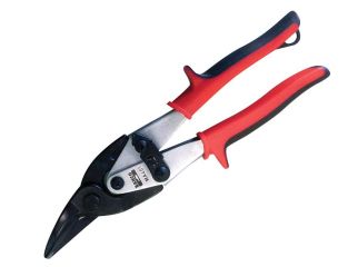 Bahco MA401 Red Aviation Compound Snips Left Cut 250mm (10in) BAHMA401