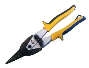 Bahco MA421 Yellow/Blue Aviation Compound Snips Straight Cut 250mm (10in) BAHMA421
