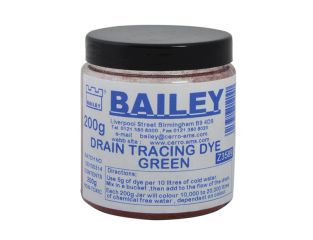 Bailey 3589 Drain Tracing Dye - Green BAI3589