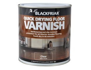 Blackfriar Duratough Floor Varnish Satin 1 litre BKFDTFVS1L