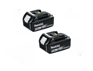 Makita 18v 5.0Ah Battery Li-Ion BL1850 Twin Pack
