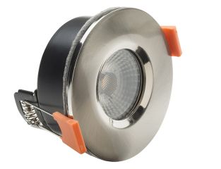 Byron LED Fire Rated Anti-Glare Downlight 3.8W Satin Nickel 240V BYR2000813