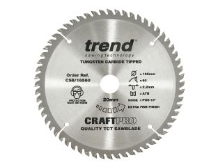 Trend Craft Saw Blade 165x20x60T CSB/16560