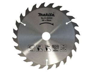 Makita TCT Circular Blade 165x24Tx20 D-03333