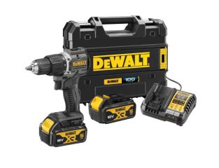 Dewalt 18v XR Brushless Limited Edition 100 Year Combi 2 x 5ah, Charger and Case DCD100P2T