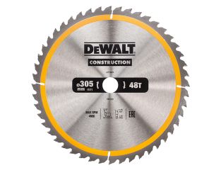 DeWALT Stationary Construction Circular Saw Blade 305 x 30mm x 48T DEWDT1959QZ