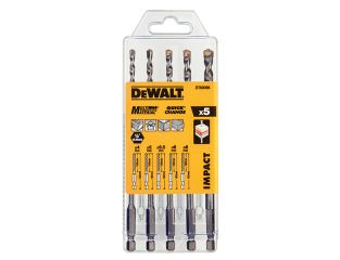 DeWALT DT60099 Extreme Impact Masonry Drill Bit Set 5 Piece DEWDT60099QZ