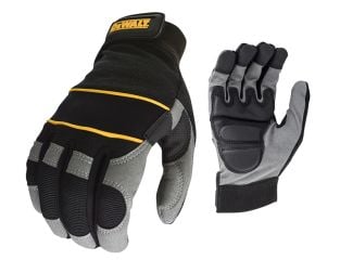 DeWALT Power Tool Gel Gloves Black / Grey DPG33L DEWDWGPTG