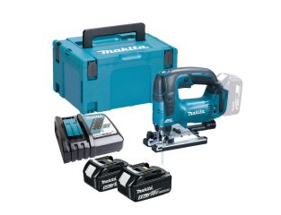 Makita LXT Brushless Jigsaw in a Case with 2 x 5ah Batteries