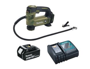 Makita 18v LXT Cordless Inflator Olive with 3ah Battery and Charger