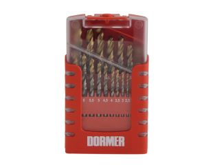 Dormer A095 Compact Set HSS TiN Drill Set of 19 1.0-10 x 0.5mm DORA095COMP