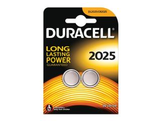 Duracell CR2025 Coin Lithium Battery (Pack 2) DURCR2025